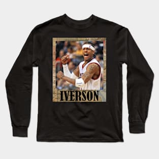 Allen Iverson // Vintage Frame Long Sleeve T-Shirt